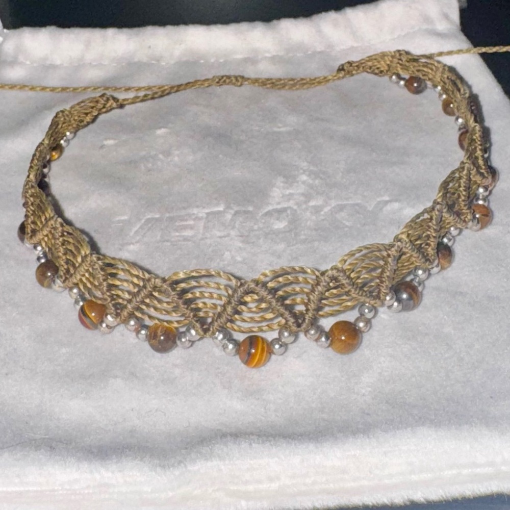 Tigers Eye Festival Crystal Necklace